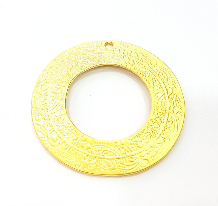 Gold Pendant Gold Plated Pendant (50mm)  G7231