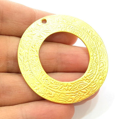 Gold Pendant Gold Plated Pendant (50mm)  G7231