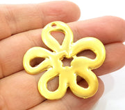 Gold Pendant Gold Plated Connector Pendant (44mm)  G7234