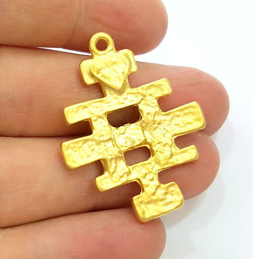 Gold Pendant Gold Plated Pendant (39x32mm)  G7246