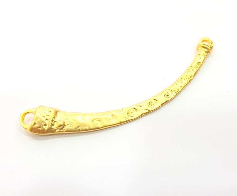 Gold Plated Connector Pendant  (89x10mm)  G6592