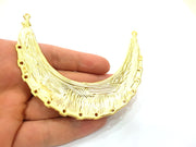 Gold Necklace Bar Pendant Collar Gold Plated Pendant (107x27mm)  G6596