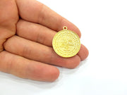 Gold Charms Gold Plated Ottoman Signature Charms (27mm)  G6628