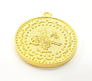 Gold Charms Gold Plated Ottoman Signature Charms (27mm)  G6628
