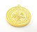 Gold Charms Gold Plated Ottoman Signature Charms (27mm)  G6628
