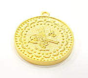Ottoman Signature Pnedant  Gold Plated Ottoman Signature Charms (27mm)  G6628