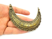 Antique Bronze Collar Pendant Connector  Necklace Bar (116x24mm) G6657