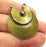 Antique Bronze Necklace Connector Pendant  (39x34mm) G6660
