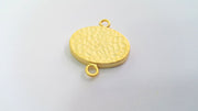 Gold Pendant Blank Base Setting Necklace Blank Mountings Gold Plated Brass (24x17 mm blank) G14408