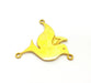 Raw Brass Dove Charms 23x21 mm G7334