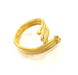 Raw Brass Ring Blank Bezel Settings Cabochon Base Mountings Adjustable Ring ( 2mm blank ) G7339