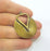 Antique Bronze Heart Pendant Antique Brass Plated Pendant  (42x35mm) G7361