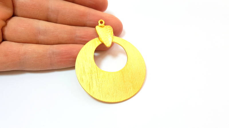 Gold Pendant Gold Plated Pendant (63x48mm) G7373