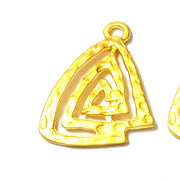 Gold Charms Gold Plated Charms (28x21mm)  G7382