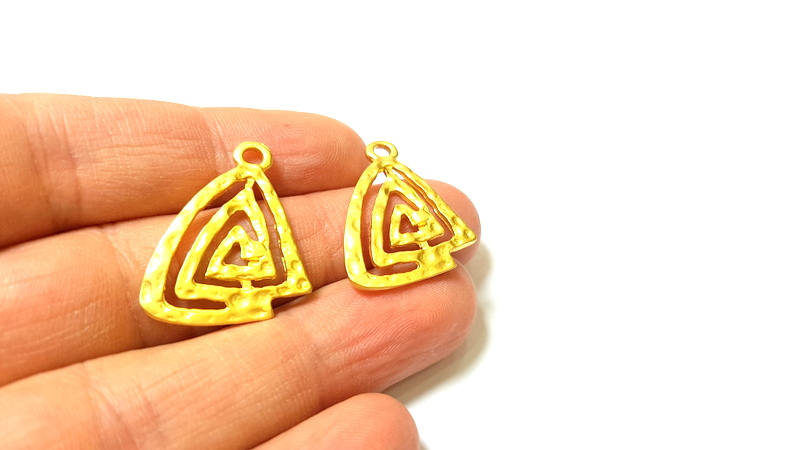 Gold Charms Gold Plated Charms (28x21mm)  G7382