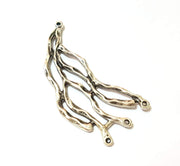2 Tree Branch Charsm Antique Silver Chrams (65x28mm) G7391