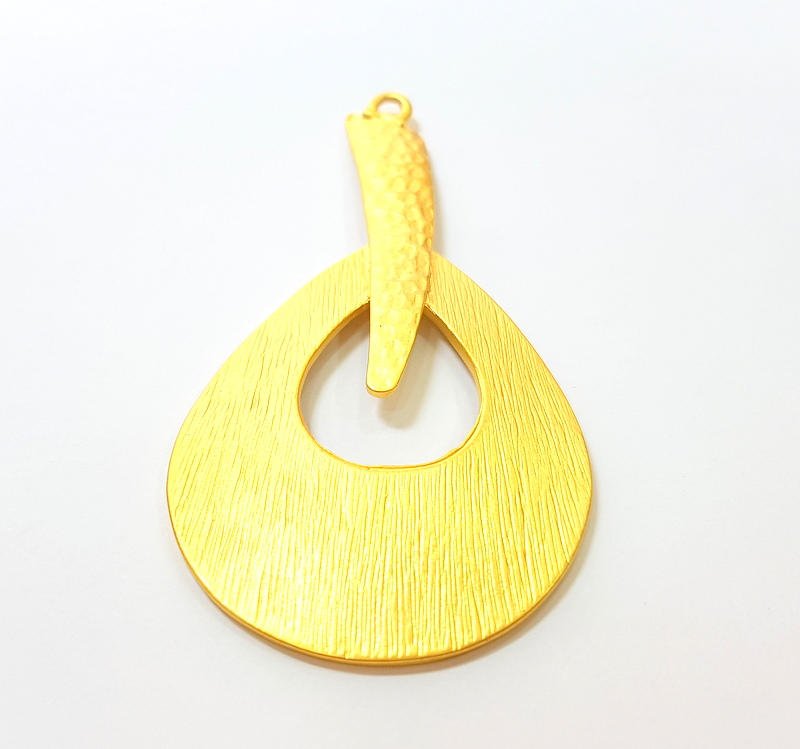 Gold Pendant Gold Plated Pendant (75x36mm) G7403