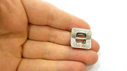 Silver Pendant Antique Silver Pendant Connector (20mm) G7461