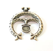 Silver Pendant Antique Silver Plated Pendant Blank (60x53mm) G7473