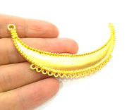 Gold Pendant Gold Plated Necklace Connector (92x18mm)  G6694