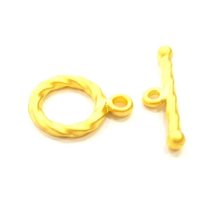 4 sets Gold Plated Toggle Clasp Findings  G352