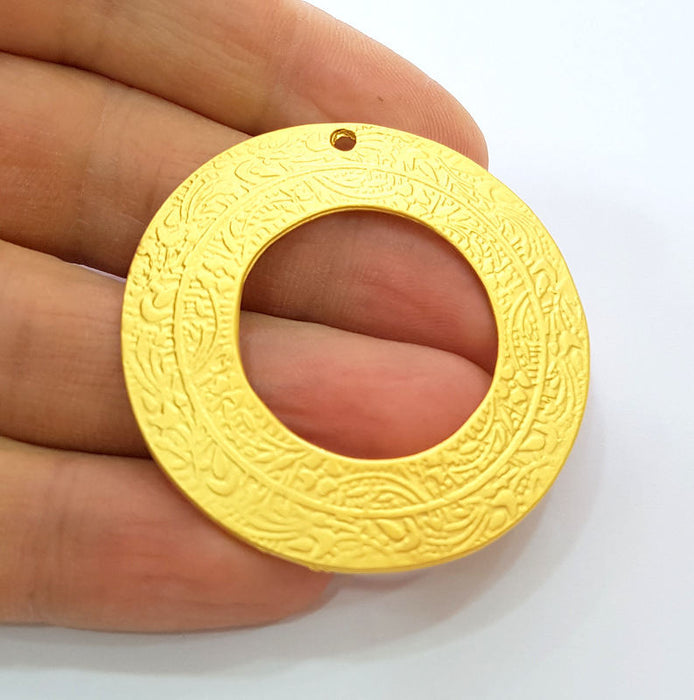 Gold Pendant Gold Plated Pendant (50mm)  G7231