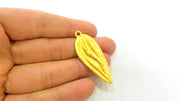 Gold Pendant Gold Plated Pendant (47x19mm)  G7487