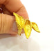 Raw Brass Ring Blank Bezel Settings Cabochon Base Mountings Adjustable (6mm blank ) G7512
