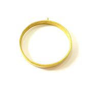 Raw Brass Bezel Settings Pendant Blank  Base Blank Mountings Necklace Blank Cabochon Base  (40mm blank) G7518