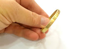 Raw Brass Bezel Settings Pendant Blank  Base Blank Mountings Necklace Blank Cabochon Base  (40mm blank) G7518