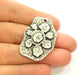 Silver Pendant Antique Silver Plated Pendant (39x27mm) G7527