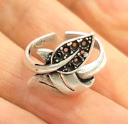 Silver Ring Blank Ring Settings Ring Bezel Base Cabochon Mountings Adjustable (for 2mm stone tiny blanks) Oxidized Silver Plated Brass G6766