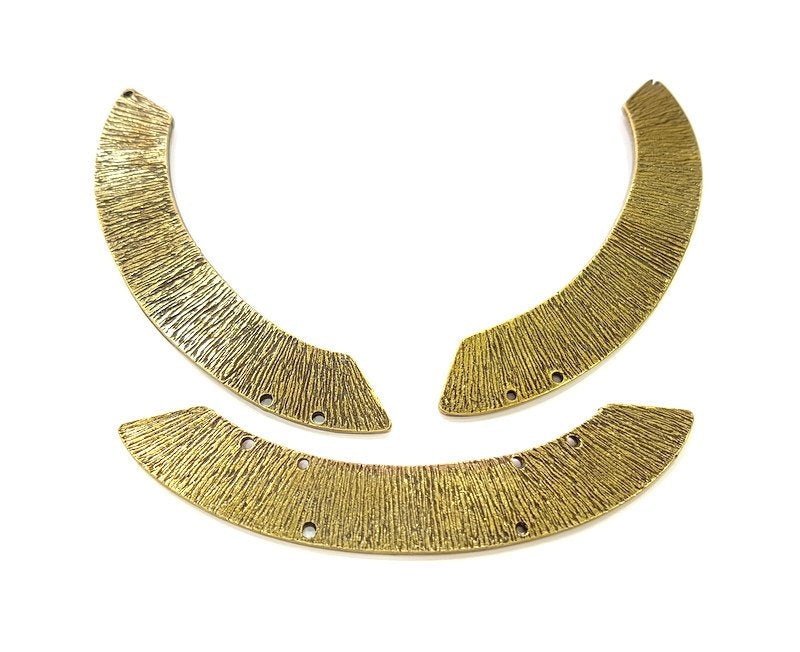 Necklace Set Antique Bronze Collar Necklace Pendant Connector 3 Piece Findings G6795