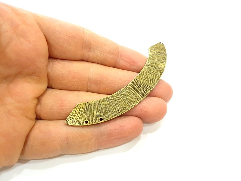 Antique Bronze Connector Pendant (85x12mm) G6796