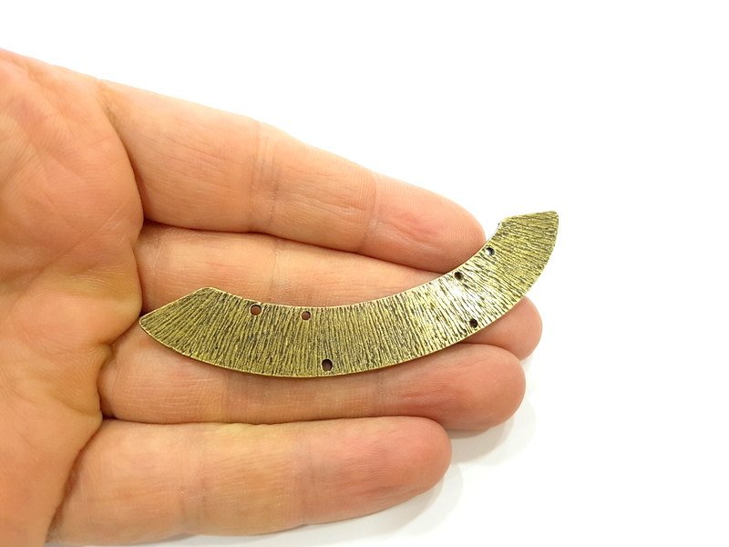 Antique Bronze Connector Pendant (85x12mm) G6797