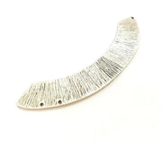 Silver Connector Pendant Antique Silver Plated Connector (85x12mm) G6801