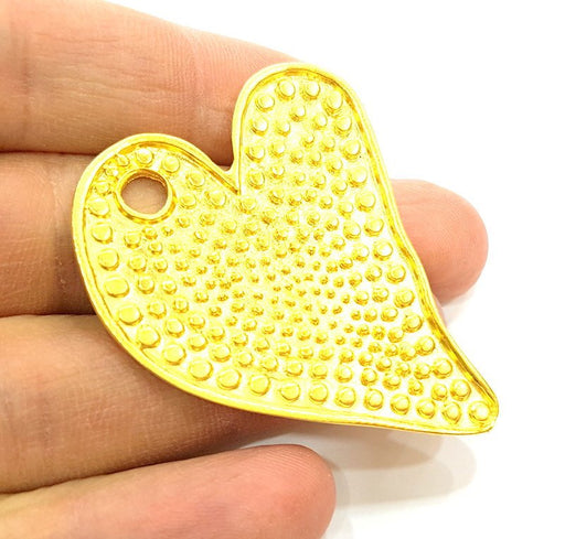 Gold Pendant Gold Plated Heart  Pendant (53x39mm)  G6809
