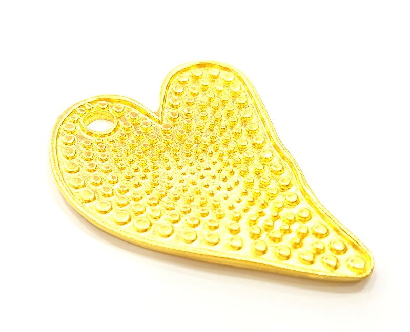 Gold Pendant Gold Plated Heart  Pendant (53x39mm)  G6809
