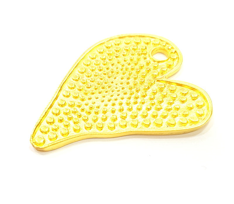 Gold Pendant Gold Plated Heart  Pendant (53x39mm)  G6809