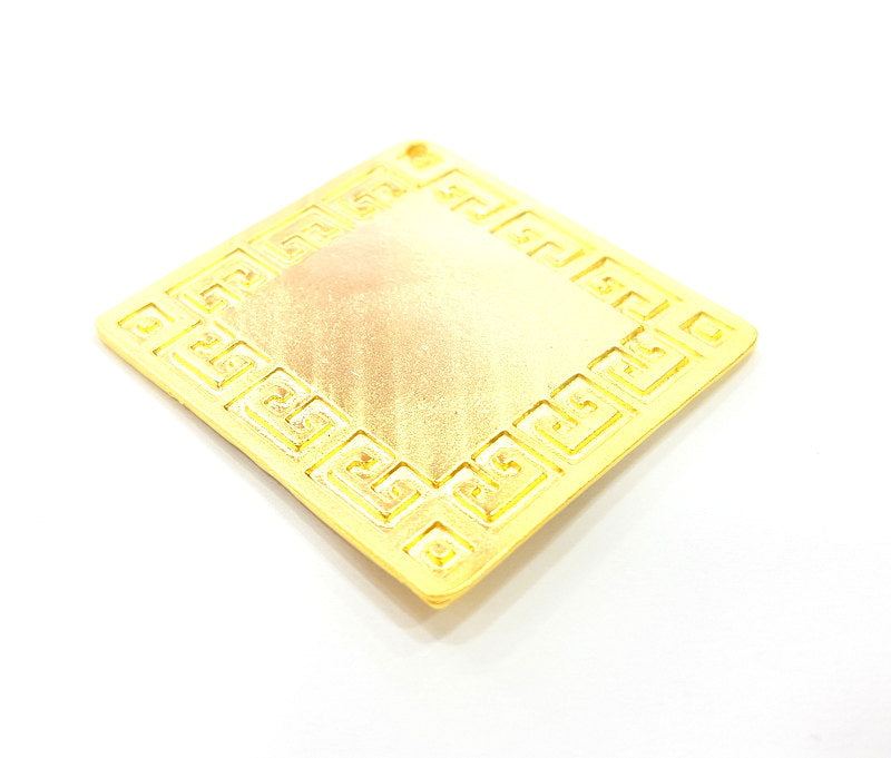 Gold Pendant Gold Plated Pendant (43mm)  G6810