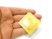 Gold Pendant Gold Plated Pendant (43mm)  G6810