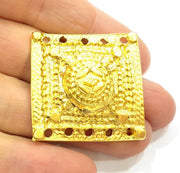 Gold Pendant Gold Plated Connector Pendant (36x36mm)  G6820