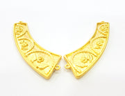 Gold Necklace Set Gold Plated Connector Pendant G6825