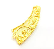 Gold Pendant Gold Plated Connector Pendant (70x22mm)  G6826