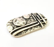 Silver Pendant Antique Silver Plated Pendants (35x18mm)  G7571
