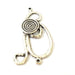 Silver Pendant Connector Antique Silver Plated Pendant (58x29mm) G7581