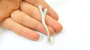 Silver Tree Branch Pendant Connector Antique Silver Plated Pendant (60x6mm) G7586