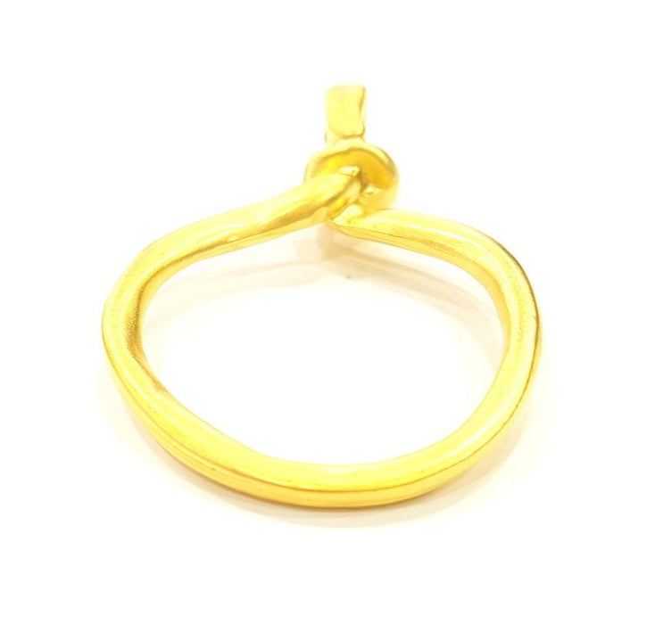 Gold Pendant Gold Plated Connector Pendant (43x31mm)  G6845