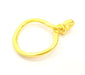 Gold Pendant Gold Plated Connector Pendant (43x31mm)  G6845