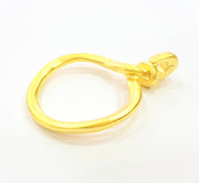 Gold Pendant Gold Plated Connector Pendant (43x31mm)  G6845